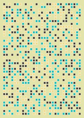 Ofset Quad üretken sanat arkaplan çizimi