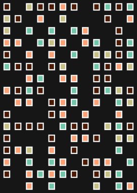 Ofset Quad üretken sanat arkaplan çizimi