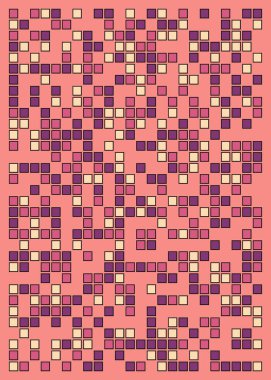 Ofset Quad üretken sanat arkaplan çizimi