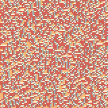 Edward Zajec 'in 1971' deki Il Cubo 'sunun uygulanması. Esasen 8 taştan oluşan bir Truchet fayans seti ve yerleştirme sanatı illüstrasyonu için kurallar