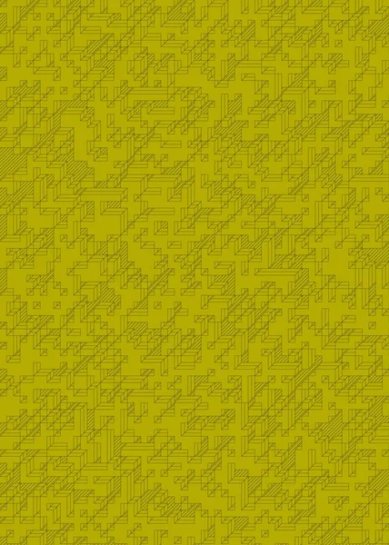 Edward Zajec 'in 1971' deki Il Cubo 'sunun uygulanması. Esasen 8 taştan oluşan bir Truchet fayans seti ve yerleştirme sanatı illüstrasyonu için kurallar