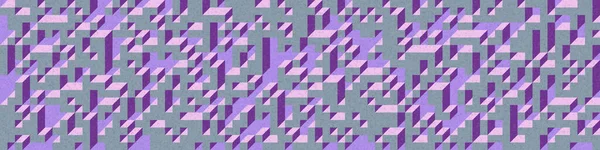 Edward Zajec 'in 1971' deki Il Cubo 'sunun uygulanması. Esasen 8 taştan oluşan bir Truchet fayans seti ve yerleştirme sanatı illüstrasyonu için kurallar