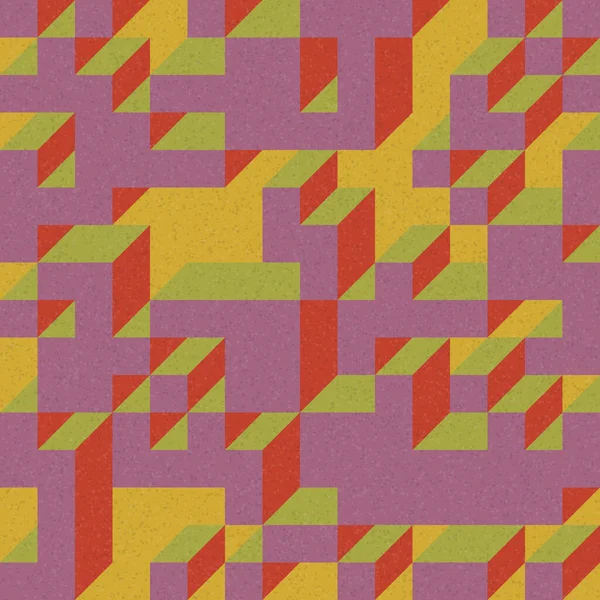 Edward Zajec 'in 1971' deki Il Cubo 'sunun uygulanması. Esasen 8 taştan oluşan bir Truchet fayans seti ve yerleştirme sanatı illüstrasyonu için kurallar