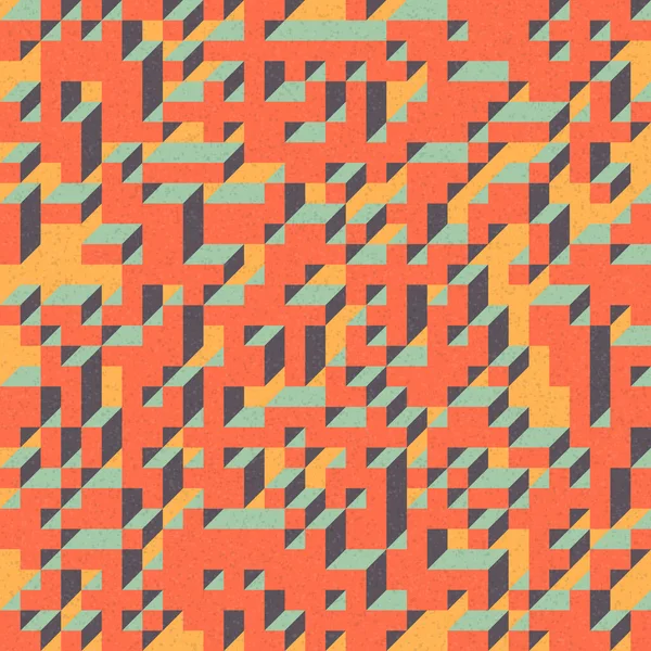 Edward Zajec 'in 1971' deki Il Cubo 'sunun uygulanması. Esasen 8 taştan oluşan bir Truchet fayans seti ve yerleştirme sanatı illüstrasyonu için kurallar