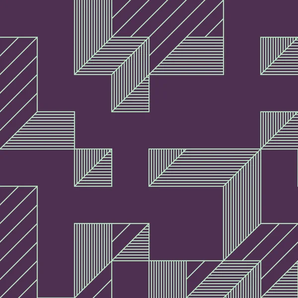 Edward Zajec 'in 1971' deki Il Cubo 'sunun uygulanması. Esasen 8 taştan oluşan bir Truchet fayans seti ve yerleştirme sanatı illüstrasyonu için kurallar