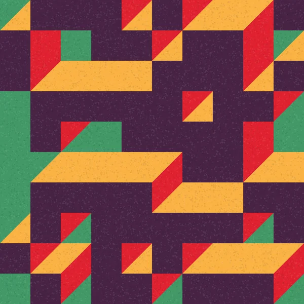 Edward Zajec 'in 1971' deki Il Cubo 'sunun uygulanması. Esasen 8 taştan oluşan bir Truchet fayans seti ve yerleştirme sanatı illüstrasyonu için kurallar