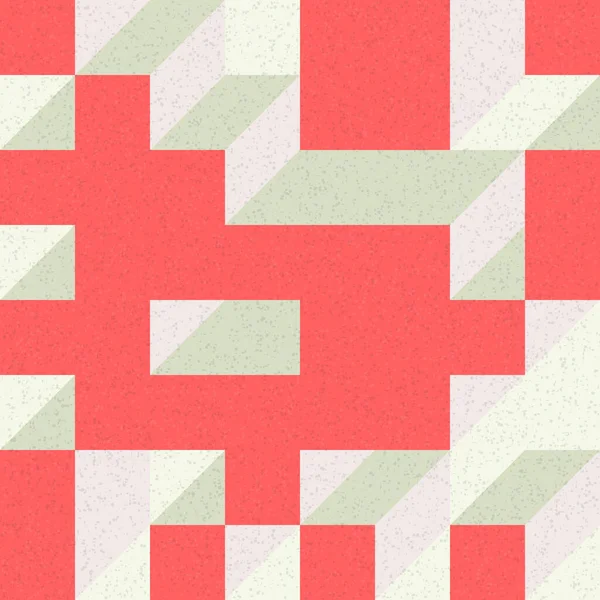 Edward Zajec 'in 1971' deki Il Cubo 'sunun uygulanması. Esasen 8 taştan oluşan bir Truchet fayans seti ve yerleştirme sanatı illüstrasyonu için kurallar