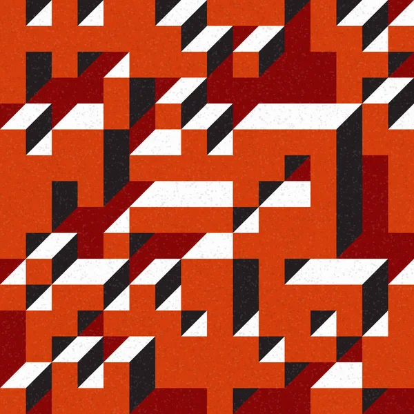 Edward Zajec 'in 1971' deki Il Cubo 'sunun uygulanması. Esasen 8 taştan oluşan bir Truchet fayans seti ve yerleştirme sanatı illüstrasyonu için kurallar