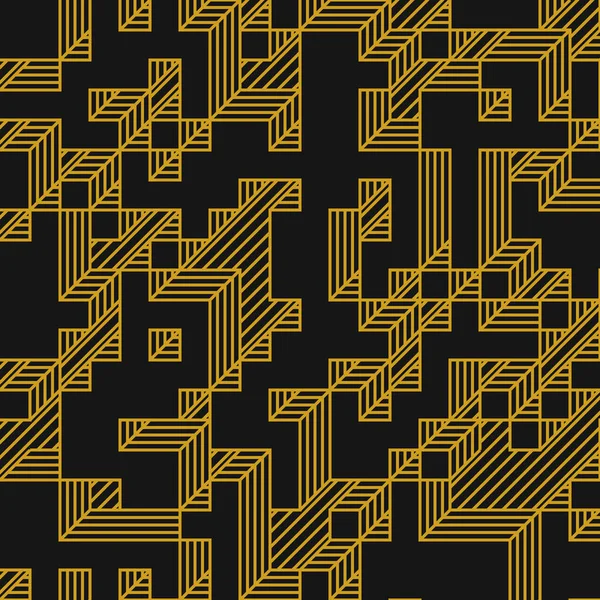 Edward Zajec 'in 1971' deki Il Cubo 'sunun uygulanması. Esasen 8 taştan oluşan bir Truchet fayans seti ve yerleştirme sanatı illüstrasyonu için kurallar