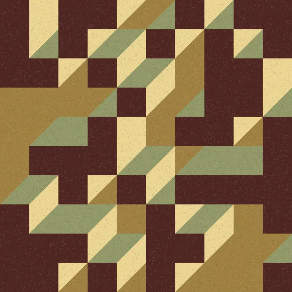 Edward Zajec 'in 1971' deki Il Cubo 'sunun uygulanması. Esasen 8 taştan oluşan bir Truchet fayans seti ve yerleştirme sanatı illüstrasyonu için kurallar