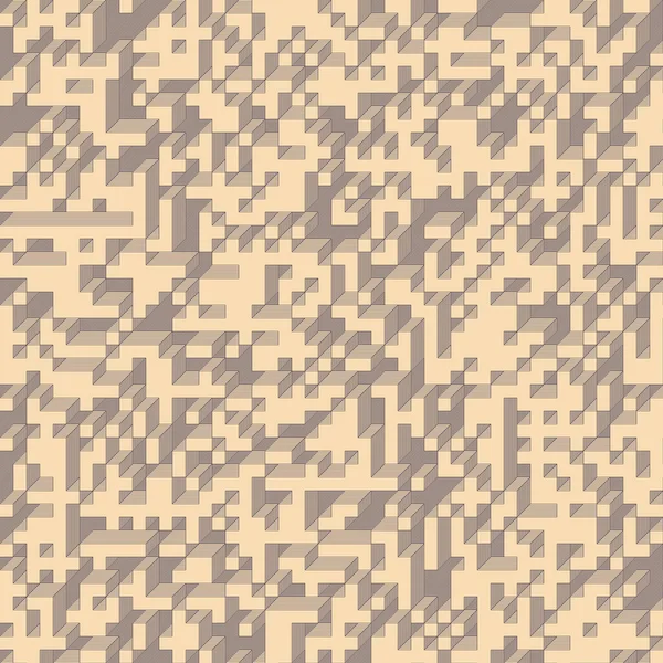 Edward Zajec 'in 1971' deki Il Cubo 'sunun uygulanması. Esasen 8 taştan oluşan bir Truchet fayans seti ve yerleştirme sanatı illüstrasyonu için kurallar