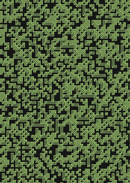 Implementación Del Cubo Edward Zajec Desde 1971 Esencialmente Conjunto Baldosas — Archivo Imágenes Vectoriales