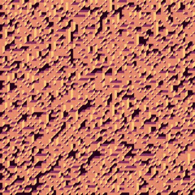 Edward Zajec 'in 1971' deki Il Cubo 'sunun uygulanması. Esasen 8 taştan oluşan bir Truchet fayans seti ve yerleştirme sanatı illüstrasyonu için kurallar