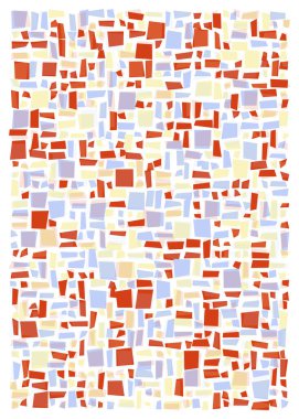 Ofset Quad üretken sanat arkaplan çizimi