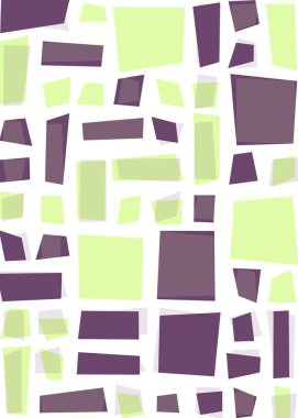 Ofset Quad üretken sanat arkaplan çizimi