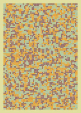 Ofset Quad üretken sanat arkaplan çizimi