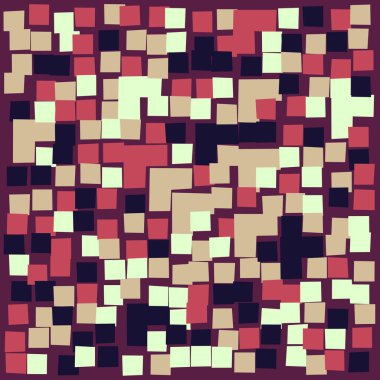 Ofset Quad üretken sanat arkaplan çizimi