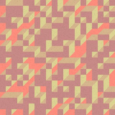 Edward Zajec 'in 1971' deki Il Cubo 'sunun uygulanması. Esasen 8 taştan oluşan bir Truchet fayans seti ve yerleştirme sanatı illüstrasyonu için kurallar