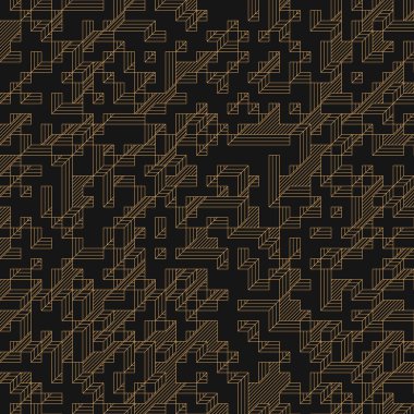 Edward Zajec 'in 1971' deki Il Cubo 'sunun uygulanması. Esasen 8 taştan oluşan bir Truchet fayans seti ve yerleştirme sanatı illüstrasyonu için kurallar