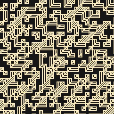 Edward Zajec 'in 1971' deki Il Cubo 'sunun uygulanması. Esasen 8 taştan oluşan bir Truchet fayans seti ve yerleştirme sanatı illüstrasyonu için kurallar