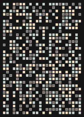 Ofset Quad üretken sanat arkaplan çizimi