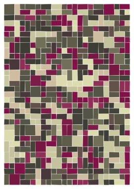 Ofset Quad üretken sanat arkaplan çizimi