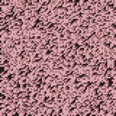 Edward Zajec 'in 1971' deki Il Cubo 'sunun uygulanması. Esasen 8 taştan oluşan bir Truchet fayans seti ve yerleştirme sanatı illüstrasyonu için kurallar