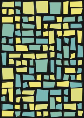 Ofset Quad üretken sanat arkaplan çizimi