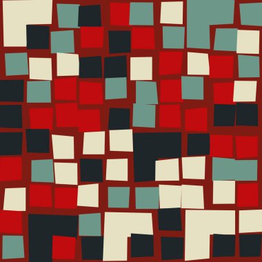 Ofset Quad üretken sanat arkaplan çizimi