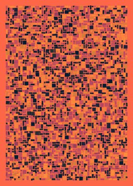 Ofset Quad üretken sanat arkaplan çizimi