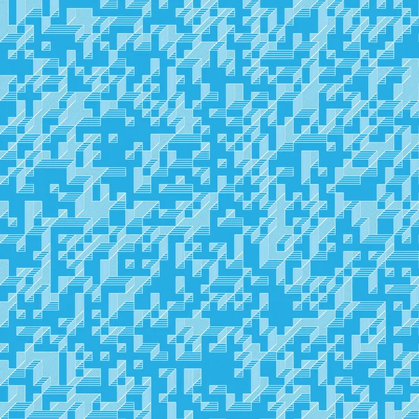 Edward Zajec 'in 1971' deki Il Cubo 'sunun uygulanması. Esasen 8 taştan oluşan bir Truchet fayans seti ve yerleştirme sanatı illüstrasyonu için kurallar