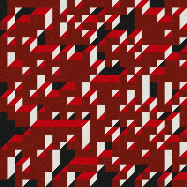 Edward Zajec 'in 1971' deki Il Cubo 'sunun uygulanması. Esasen 8 taştan oluşan bir Truchet fayans seti ve yerleştirme sanatı illüstrasyonu için kurallar