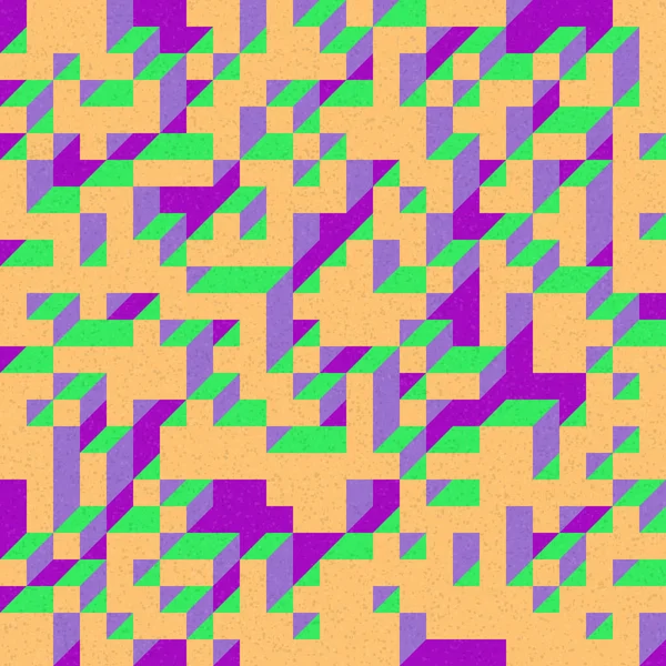 Implementation Edward Zajec Cubo 1971 Essentially Truchet Tile Set Tiles — Vector de stock