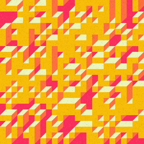 Edward Zajec 'in 1971' deki Il Cubo 'sunun uygulanması. Esasen 8 taştan oluşan bir Truchet fayans seti ve yerleştirme sanatı illüstrasyonu için kurallar