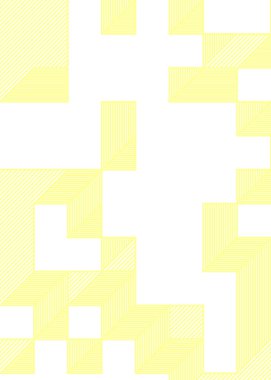 Edward Zajec 'in 1971' deki Il Cubo 'sunun uygulanması. Esasen 8 taştan oluşan bir Truchet fayans seti ve yerleştirme sanatı illüstrasyonu için kurallar