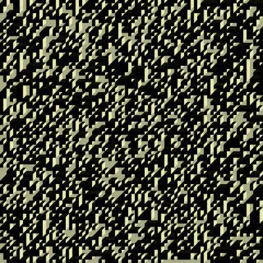 Edward Zajec 'in 1971' deki Il Cubo 'sunun uygulanması. Esasen 8 taştan oluşan bir Truchet fayans seti ve yerleştirme sanatı illüstrasyonu için kurallar