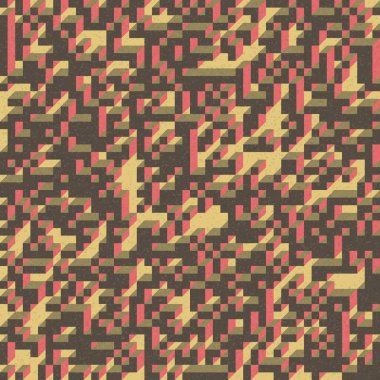 Edward Zajec 'in 1971' deki Il Cubo 'sunun uygulanması. Esasen 8 taştan oluşan bir Truchet fayans seti ve yerleştirme sanatı illüstrasyonu için kurallar