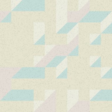 Edward Zajec 'in 1971' deki Il Cubo 'sunun uygulanması. Esasen 8 taştan oluşan bir Truchet fayans seti ve yerleştirme sanatı illüstrasyonu için kurallar