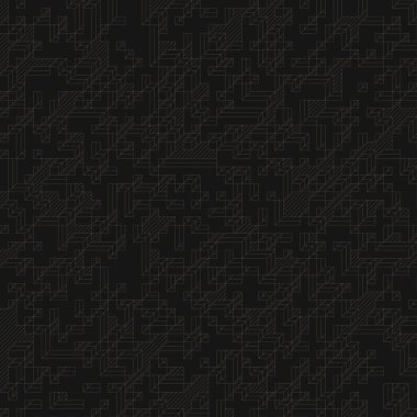 Edward Zajec 'in 1971' deki Il Cubo 'sunun uygulanması. Esasen 8 taştan oluşan bir Truchet fayans seti ve yerleştirme sanatı illüstrasyonu için kurallar