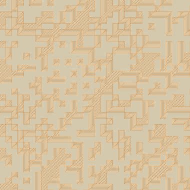 Edward Zajec 'in 1971' deki Il Cubo 'sunun uygulanması. Esasen 8 taştan oluşan bir Truchet fayans seti ve yerleştirme sanatı illüstrasyonu için kurallar