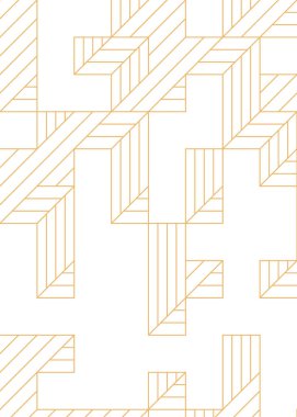 Edward Zajec 'in 1971' deki Il Cubo 'sunun uygulanması. Esasen 8 taştan oluşan bir Truchet fayans seti ve yerleştirme sanatı illüstrasyonu için kurallar