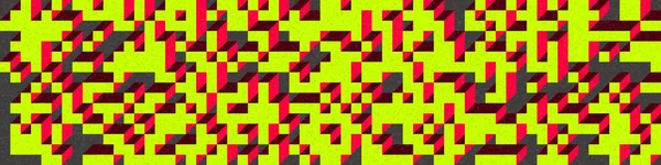 Edward Zajec 'in 1971' deki Il Cubo 'sunun uygulanması. Esasen 8 taştan oluşan bir Truchet fayans seti ve yerleştirme sanatı illüstrasyonu için kurallar