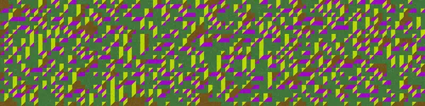 Edward Zajec 'in 1971' deki Il Cubo 'sunun uygulanması. Esasen 8 taştan oluşan bir Truchet fayans seti ve yerleştirme sanatı illüstrasyonu için kurallar