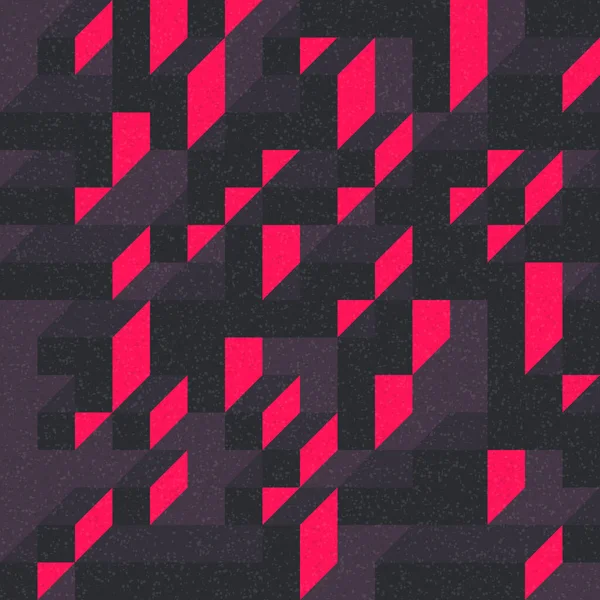 Edward Zajec 'in 1971' deki Il Cubo 'sunun uygulanması. Esasen 8 taştan oluşan bir Truchet fayans seti ve yerleştirme sanatı illüstrasyonu için kurallar