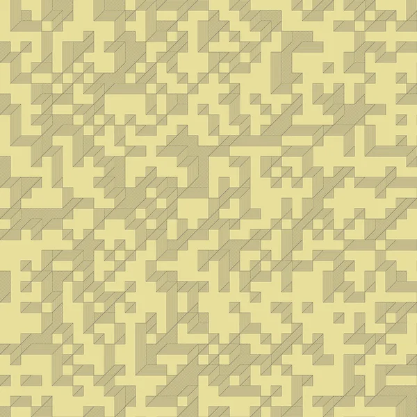 Edward Zajec 'in 1971' deki Il Cubo 'sunun uygulanması. Esasen 8 taştan oluşan bir Truchet fayans seti ve yerleştirme sanatı illüstrasyonu için kurallar