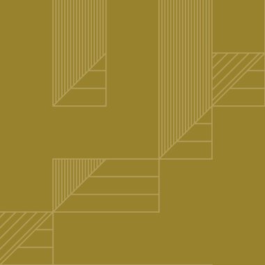 Edward Zajec 'in 1971' deki Il Cubo 'sunun uygulanması. Esasen 8 taştan oluşan bir Truchet fayans seti ve yerleştirme sanatı illüstrasyonu için kurallar