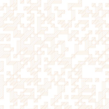 Edward Zajec 'in 1971' deki Il Cubo 'sunun uygulanması. Esasen 8 taştan oluşan bir Truchet fayans seti ve yerleştirme sanatı illüstrasyonu için kurallar