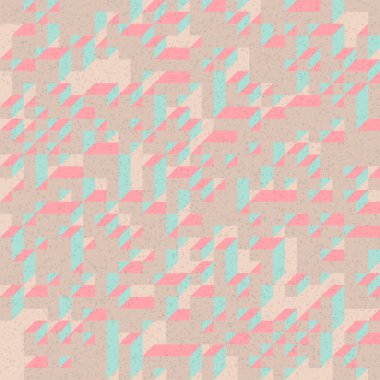 Edward Zajec 'in 1971' deki Il Cubo 'sunun uygulanması. Esasen 8 taştan oluşan bir Truchet fayans seti ve yerleştirme sanatı illüstrasyonu için kurallar