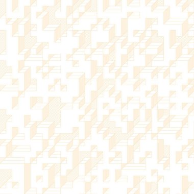 Edward Zajec 'in 1971' deki Il Cubo 'sunun uygulanması. Esasen 8 taştan oluşan bir Truchet fayans seti ve yerleştirme sanatı illüstrasyonu için kurallar