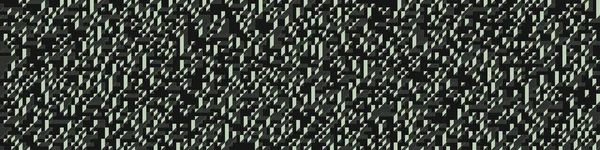 Edward Zajec 'in 1971' deki Il Cubo 'sunun uygulanması. Esasen 8 taştan oluşan bir Truchet fayans seti ve yerleştirme sanatı illüstrasyonu için kurallar